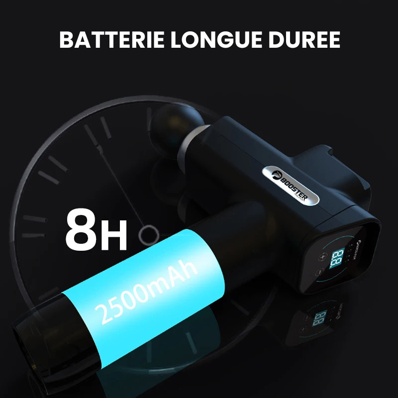 Pistolet de massage pro avec une longue autonomie