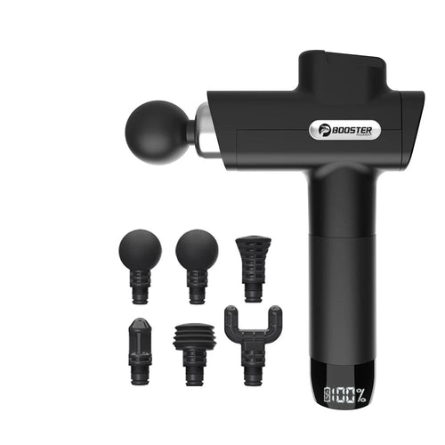 Pistolet de massage pro avec 4 têtes de massages